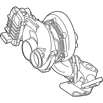 2012 Mercedes-Benz ML350 Turbocharger - 642-090-15-86-80