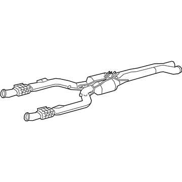 Mercedes-Benz 253-490-57-00 Intermediate Pipe