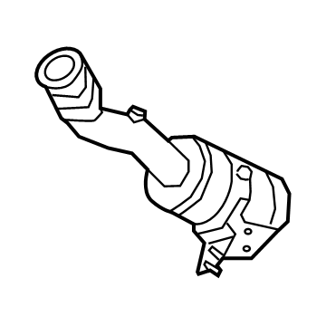 2023 Mercedes-Benz GLC43 AMG Catalytic Converter - 276-140-98-13