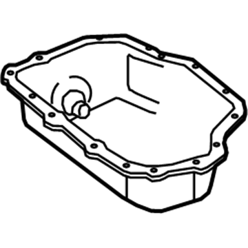 Mercedes-Benz 276-010-05-28 Lower Oil Pan