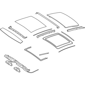 Mercedes-Benz 295-780-02-00 Panoramic Assembly