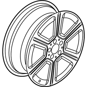 2015 Mercedes-Benz C400 Alloy Wheels - 205-401-30-02-7X21