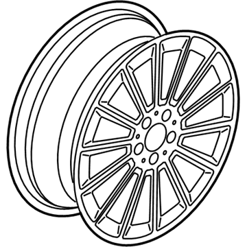 2018 Mercedes-Benz C63 AMG S Alloy Wheels - 205-401-54-00-7X23