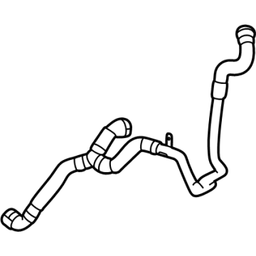 Mercedes-Benz 167-501-84-00 Hose & Tube Assembly