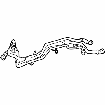 Mercedes-Benz 177-203-24-00 Hose & Tube Assembly