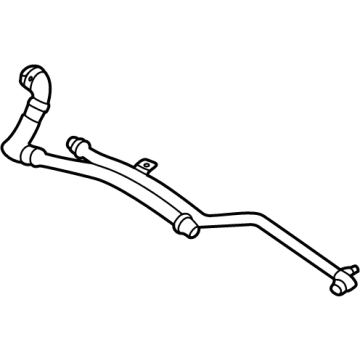 Mercedes-Benz 167-501-66-04 COOLANT HOSE