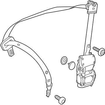 Mercedes-Benz 253-860-31-00-64-9C94 Seat Belt Assembly