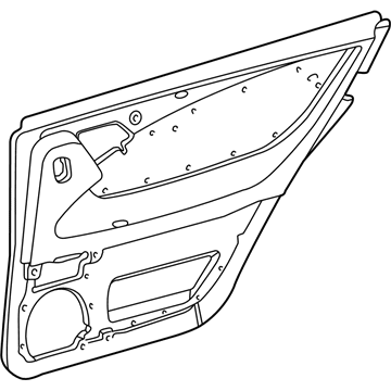 Mercedes-Benz 210-737-06-71-1A19 Door Trim Panel