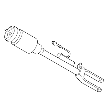 2011 Mercedes-Benz GL550 Shock Absorber - 164-320-59-13