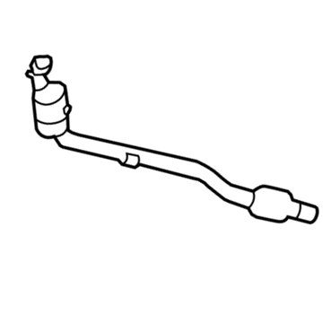 2008 Mercedes-Benz CLK550 Catalytic Converter - 203-490-94-19-64