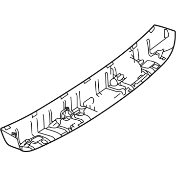 Mercedes-Benz 167-740-26-00-7P82 Lower Cover