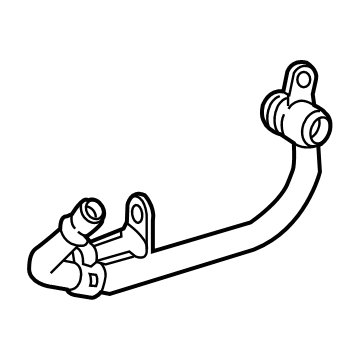 2016 Mercedes-Benz C63 AMG S Coolant Pipe - 177-200-09-01