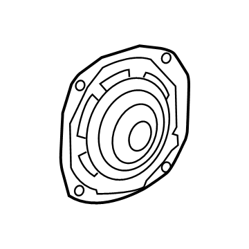 Mercedes-Benz 172-820-08-02-28 Door Speaker