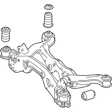 2015 Mercedes-Benz CLA250 Axle Beam - 246-350-14-08