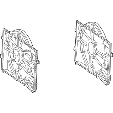 Mercedes-Benz 203-500-05-93 Fan & Motor