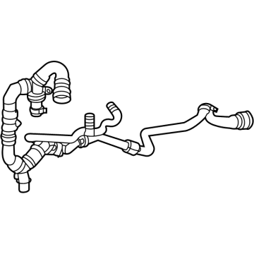 Mercedes-Benz 190-501-13-00 Hose Assembly