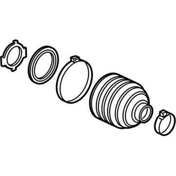 Mercedes-Benz S63 AMG CV Joint Boot - 222-330-46-03