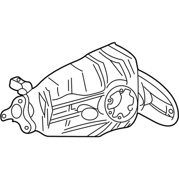 Mercedes-Benz 220-350-66-14-80 Differential Assembly