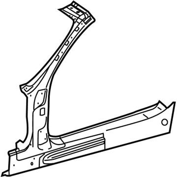 Mercedes-Benz 171-630-41-10 Hinge Pillar