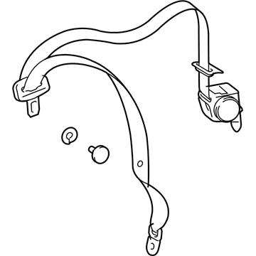 Mercedes-Benz 212-860-07-85-7F03 Lap & Shoulder Belt