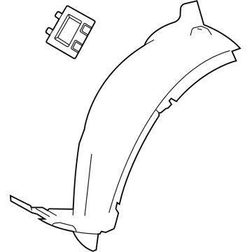 Mercedes-Benz 254-690-31-01 Front Fender Liner