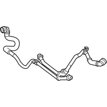 Mercedes-Benz 167-500-28-02 Lower Hose