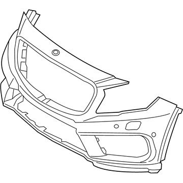 Mercedes-Benz 156-880-37-00-9999 Bumper Cover