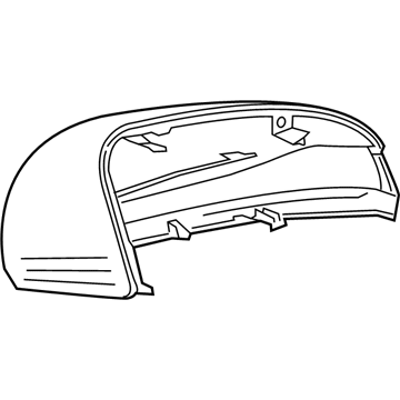 2022 Mercedes-Benz GLC300 Mirror Cover - 099-811-49-00-9999