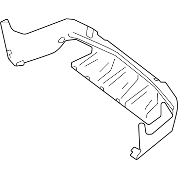 Mercedes-Benz 253-885-16-06 Lower Trim Panel