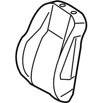 Mercedes-Benz 204-910-19-47-9D88 Seat Back Cover