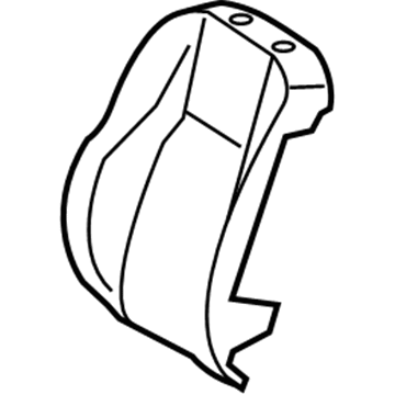 Mercedes-Benz 204-910-04-16 Seat Back Pad