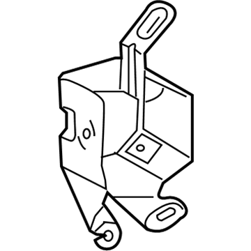 Mercedes-Benz 211-545-20-47 Alarm Horn Bracket