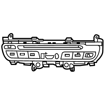 Mercedes-Benz 213-905-38-13 Control Switch Assembly