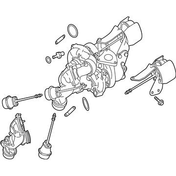 2016 Mercedes-Benz E250 Turbocharger - 651-090-61-80-88