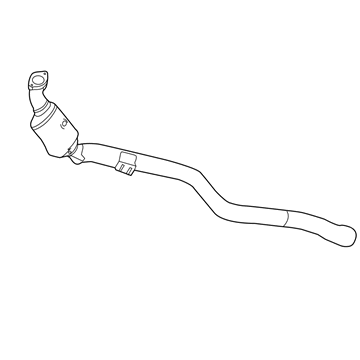 2013 Mercedes-Benz CLS63 AMG Catalytic Converter - 218-490-06-19-80