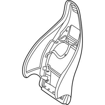 Mercedes-Benz 297-910-34-06-9J69 TRIM, SEAT BOX