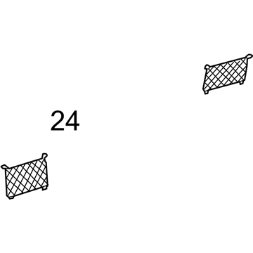 Mercedes-Benz 166-860-05-74-8N84 Cargo Net