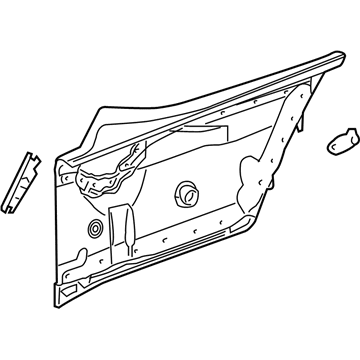 Mercedes-Benz 209-690-11-53-3C84 Lower Quarter Trim