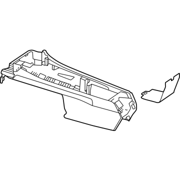 Mercedes-Benz 296-680-61-03-8U27 Upper Console