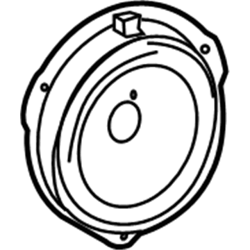 Mercedes-Benz 204-820-55-02 Front Door Speaker