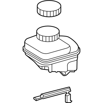 Mercedes-Benz EQE 350 SUV Brake Master Cylinder Reservoir - 296-430-01-00