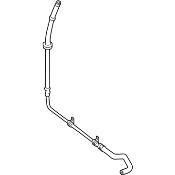 Mercedes-Benz 172-460-32-24 Power Steering Return Hose