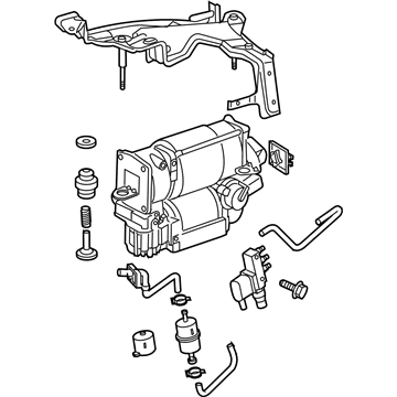 Mercedes-Benz CLS550 Air Suspension Compressor - 219-320-00-04