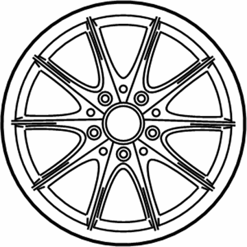 Mercedes-Benz 246-401-00-02-64-9765 Wheel