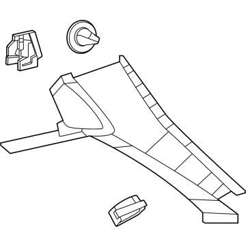 Mercedes-Benz GLE450 Pillar Panels - 167-690-20-08-8T92