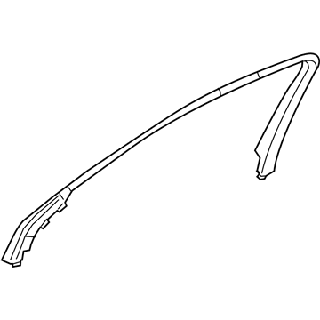 Mercedes-Benz 222-720-99-00-9051 Window Trim