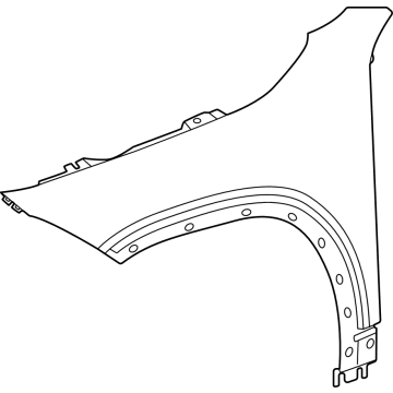 Mercedes-Benz 243-881-02-00 Fender