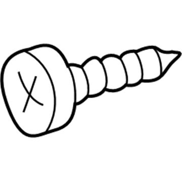 Mercedes-Benz 007981-004325 Rear Trim Screw