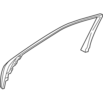 Mercedes-Benz 203-725-01-71-27-9051 Window Trim