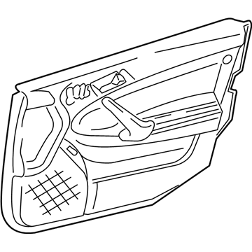 Mercedes-Benz 203-720-17-72-8H54 Door Trim Panel